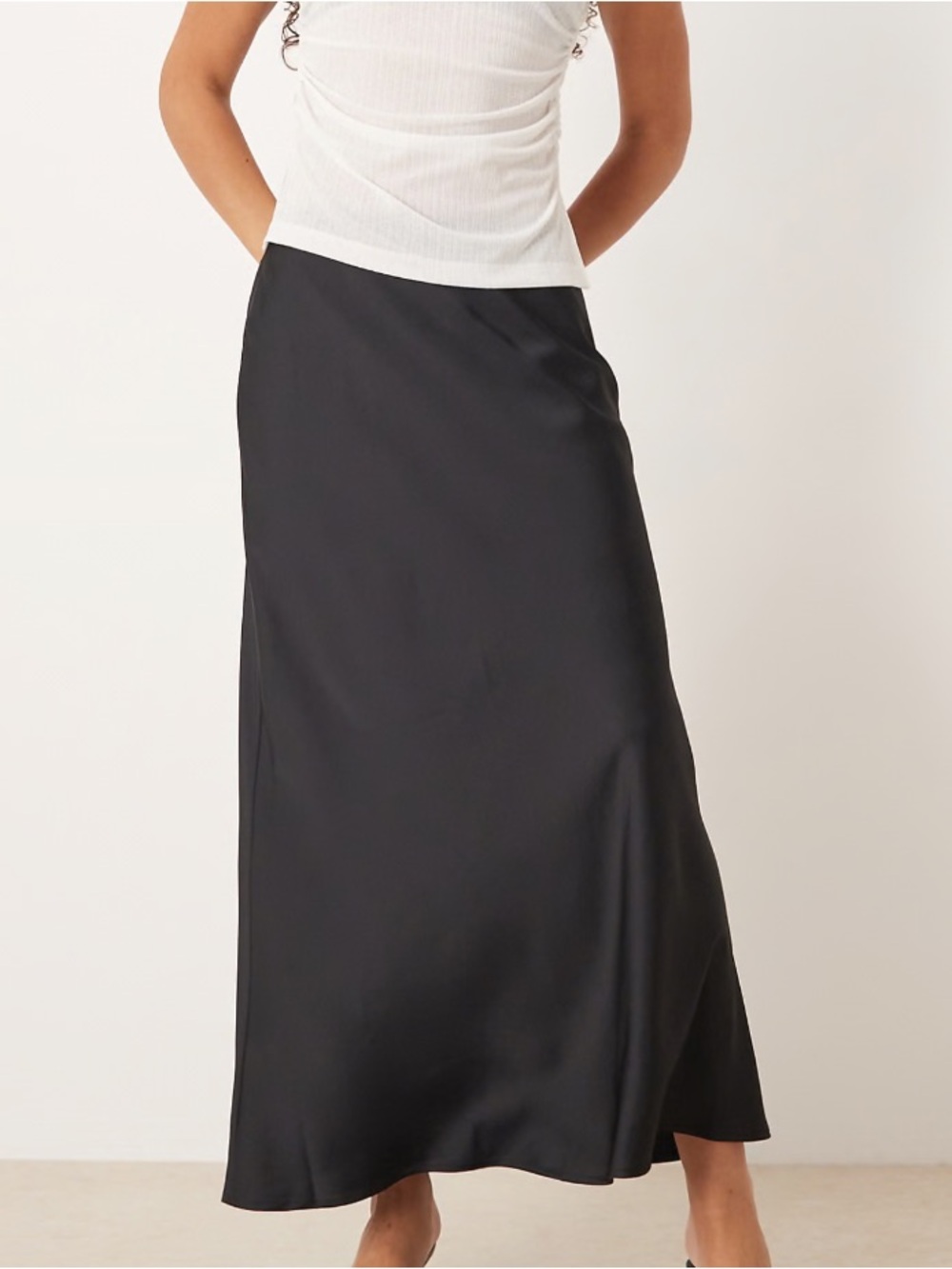 Abercrombie and fitch satin skirt